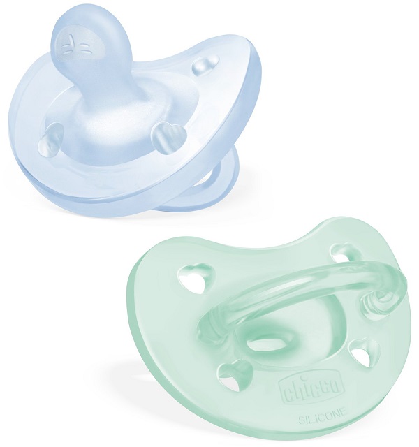 CHICCO GOMMOTTO SILICONE AZZURRO 2-6 MESI 2 PEZZI - Farmacia Artemisia di Montecuollo Dott. Angelo snc