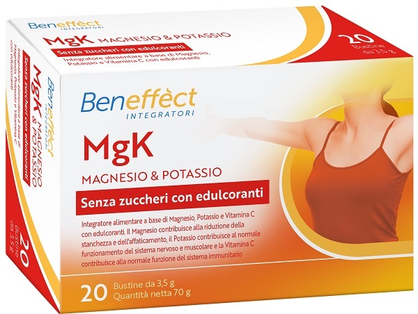 BENEFFECT MGK 20 BUSTINE SENZA ZUCCHERO - Farmacia Artemisia di Montecuollo Dott. Angelo snc