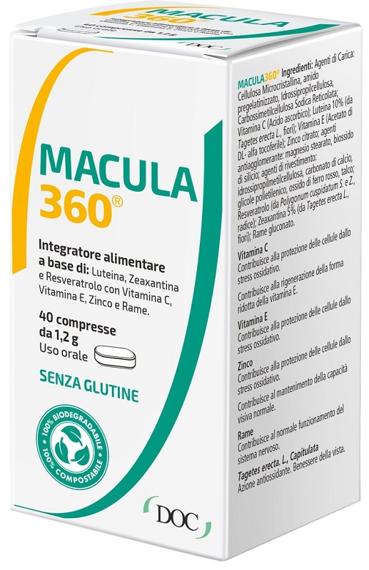 MACULA 360 40 COMPRESSE - Farmacia Artemisia di Montecuollo Dott. Angelo snc