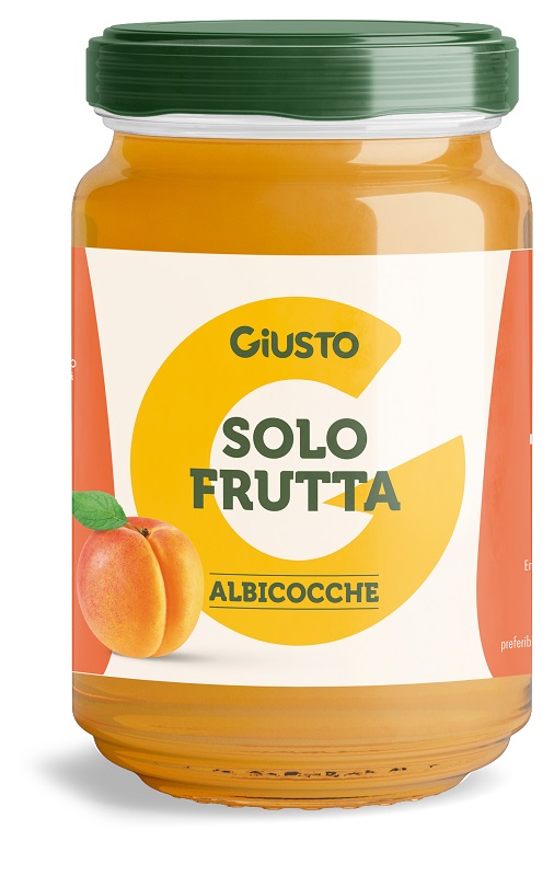GIUSTO SOLO FRUTTA CONFETTURA ALBICOCCHE 220 G - Farmacia Artemisia di Montecuollo Dott. Angelo snc