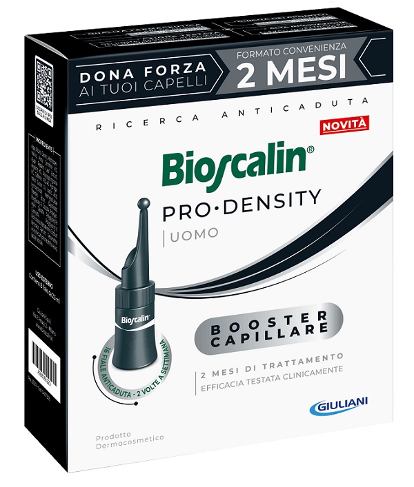 BIOSCALIN PRO DENSITY UOMO BOOSTER CAPILLARE 16 FIALE X 2,5ML - Farmacia Artemisia di Montecuollo Dott. Angelo snc