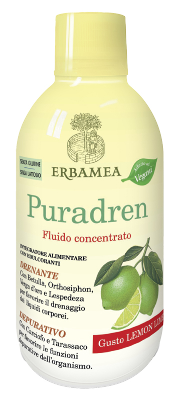 PURADREN LEMON LIME 500 ML - Farmacia Artemisia di Montecuollo Dott. Angelo snc