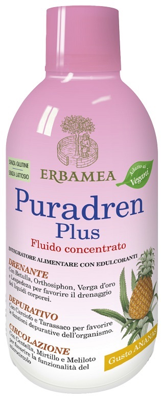 PURADREN PLUS ANANAS 500 ML - Farmacia Artemisia di Montecuollo Dott. Angelo snc