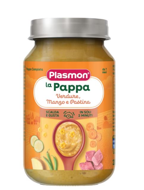 PLASMON LA PAPPA VERDURE MANZO E PASTINA 200 G - Farmacia Artemisia di Montecuollo Dott. Angelo snc