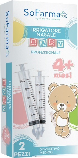 IRRIGATORE NASALE BABY 2 PEZZI SOFARMAPIU' - Farmacia Artemisia di Montecuollo Dott. Angelo snc