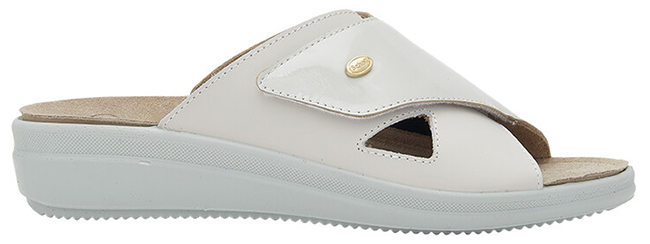 ANTONIA CROSS PATENT LEATHER+LEATHER W IVORY 41 - Farmacia Artemisia di Montecuollo Dott. Angelo snc