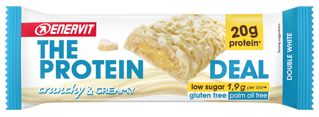 ENERVIT PROTEIN DEAL BAR DOUBLE WHITE 55 G - Farmacia Artemisia di Montecuollo Dott. Angelo snc