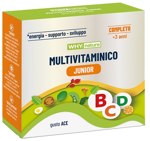 WHYNATURE MULTIVITAMINICO JUNIOR 10 BUSTINE - Farmacia Artemisia di Montecuollo Dott. Angelo snc