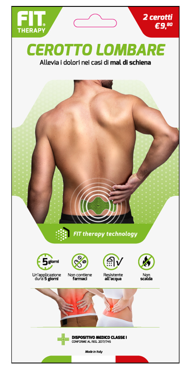 FIT THERAPY CEROTTO LOMBARE 2 PEZZI - Farmacia Artemisia di Montecuollo Dott. Angelo snc