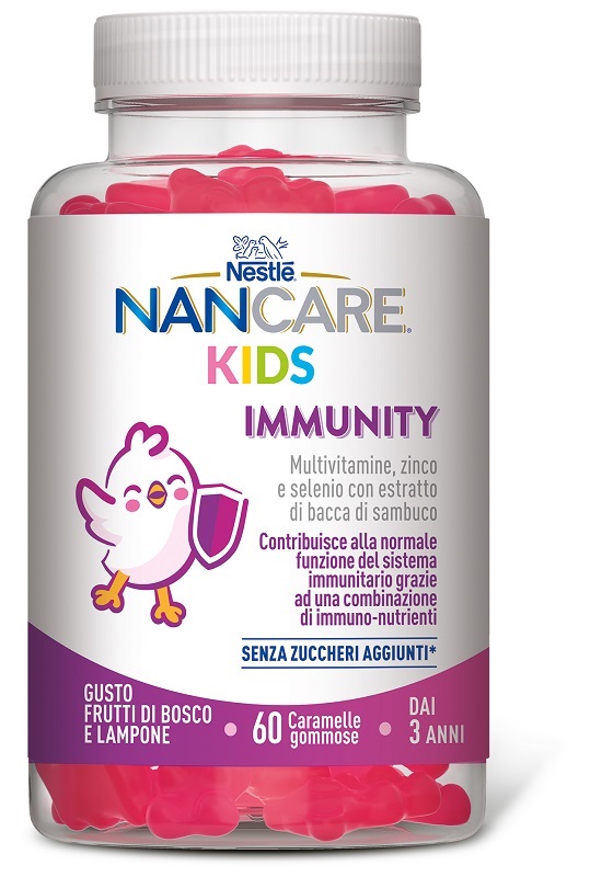 NANCARE KIDS IMMUNITY 60 GUMMIES - Farmacia Artemisia di Montecuollo Dott. Angelo snc