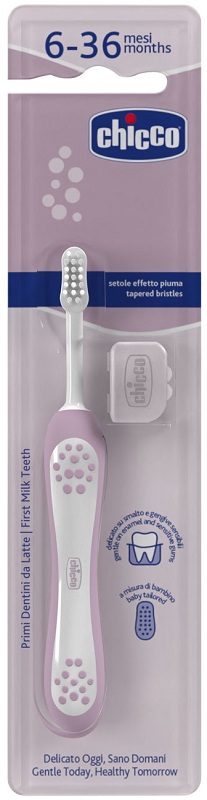 CHICCO SPAZZOLINO 6 MESI+ ROSA - Farmacia Artemisia di Montecuollo Dott. Angelo snc