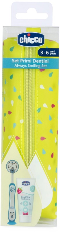 CHICCO SET DENTALE 3-6 YEARS AZZURRO - Farmacia Artemisia di Montecuollo Dott. Angelo snc