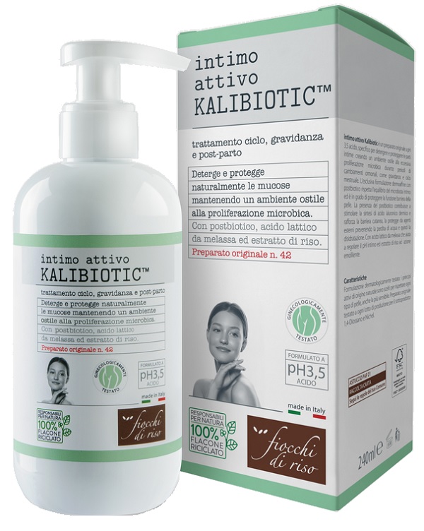 FIOCCHI DI RISO INTIMO ATTIVO KALIBIOTIC PH3.5 240 ML - Farmacia Artemisia di Montecuollo Dott. Angelo snc