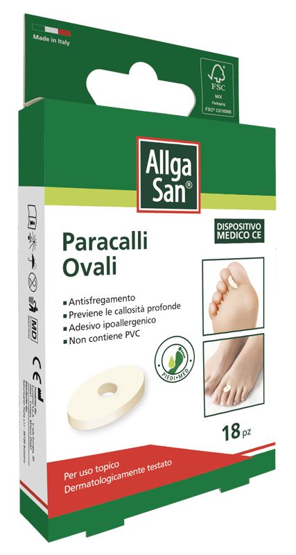PARACALLI ALLGASAN OVALI LATTICE 18 PEZZI - Farmacia Artemisia di Montecuollo Dott. Angelo snc