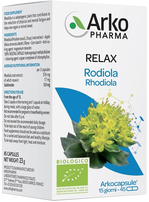 ARKOCAPSULE RODIOLA BIO 45 CAPSULE - Farmacia Artemisia di Montecuollo Dott. Angelo snc