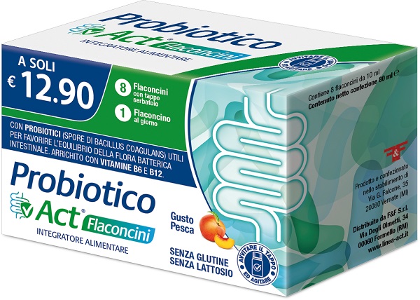 PROBIOTICO ACT 8 FLACONCINI - Farmacia Artemisia di Montecuollo Dott. Angelo snc