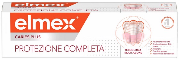 ELMEX DENTIFRICIO CARIES PLUS PROTEZIONE COMPLETA 75 ML - Farmacia Artemisia di Montecuollo Dott. Angelo snc