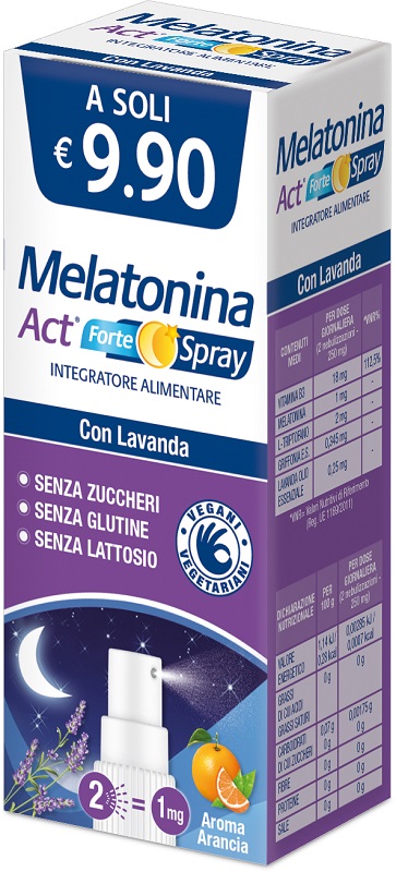 MELATONINA ACT FORTE SPRAY 15 ML - Farmacia Artemisia di Montecuollo Dott. Angelo snc