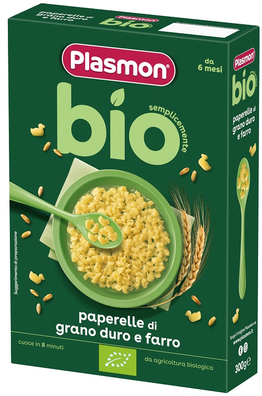 PLASMON PASTINA BIO PAPERELLE 300 G - Farmacia Artemisia di Montecuollo Dott. Angelo snc