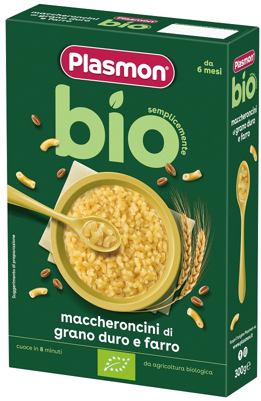 PLASMON PASTINA BIO MACCHERONCINI 300 G - Farmacia Artemisia di Montecuollo Dott. Angelo snc