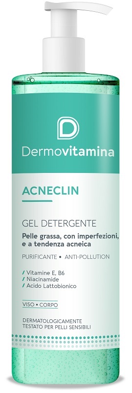 DERMOVITAMINA ACNECLIN GEL DETERGENTE 400 ML - Farmacia Artemisia di Montecuollo Dott. Angelo snc