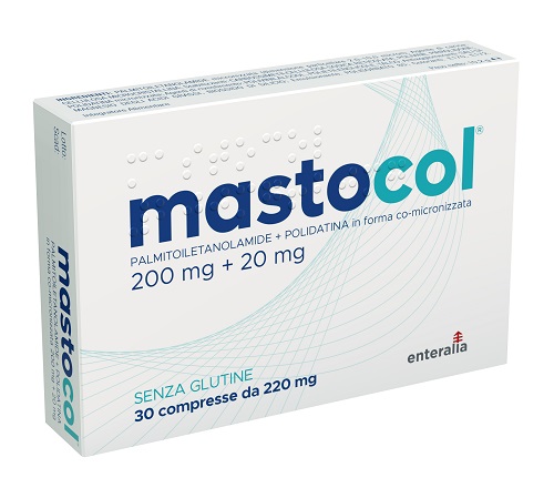 MASTOCOL 30 PALMITOILETANOLAMIDE 200 MG + POLIDATINA FORMA CO MICRONIZZATA 20 MG 30 COMPRESSE - Farmacia Artemisia di Montecuollo Dott. Angelo snc