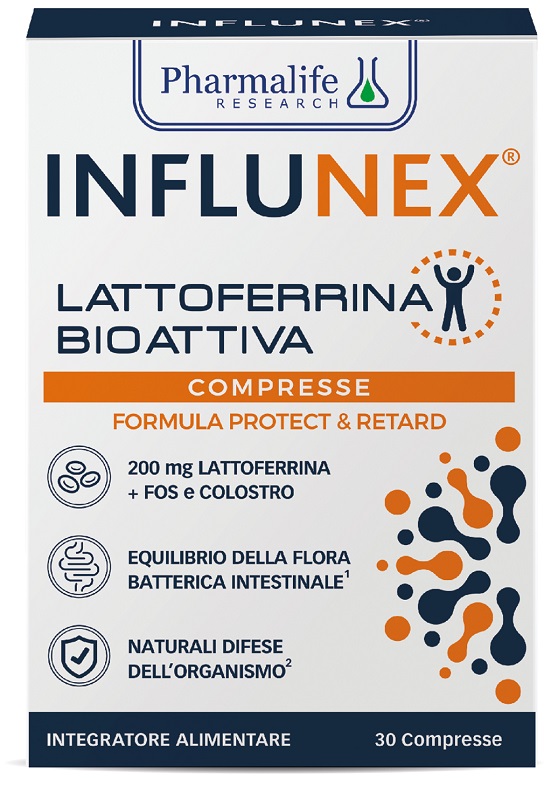 INFLUNEX LATTOFERRINA BIOATTIVA 30 COMPRESSE - Farmacia Artemisia di Montecuollo Dott. Angelo snc