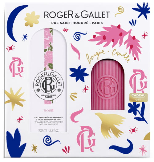 ROGER&GALLET SET NATALE ROSE 100 ML + CANDELA - Farmacia Artemisia di Montecuollo Dott. Angelo snc
