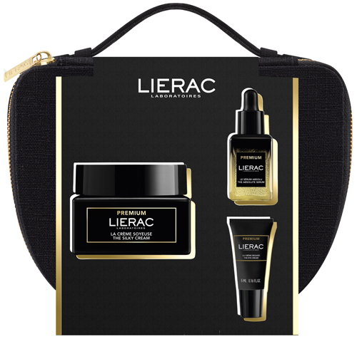 LIERAC TROUSSE NATALE PREMIUM SOYEUSE 50 ML + MINI SIERO 13 ML + MINI CONTORNO OCCHI 5 ML 2024 - Farmacia Artemisia di Montecuollo Dott. Angelo snc