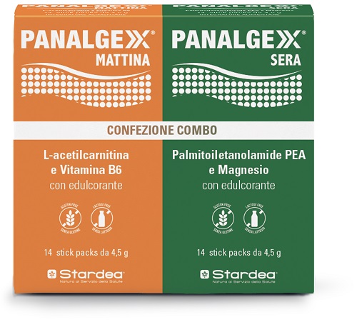 PANALGEXX MATTINA 14 STICKPACK + PANALGEXX SERA 14 STICKPACK CONFEZIONE COMBO - Farmacia Artemisia di Montecuollo Dott. Angelo snc