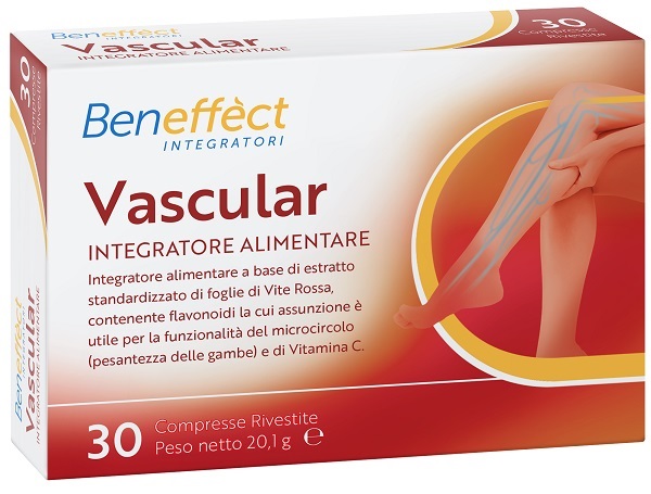 BENEFFECT VASCULAR 30 COMPRESSE - Farmacia Artemisia di Montecuollo Dott. Angelo snc