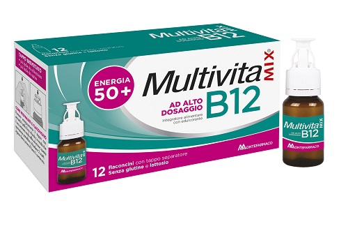 MULTIVITAMIX B12 12 FLACONCINI - Farmacia Artemisia di Montecuollo Dott. Angelo snc