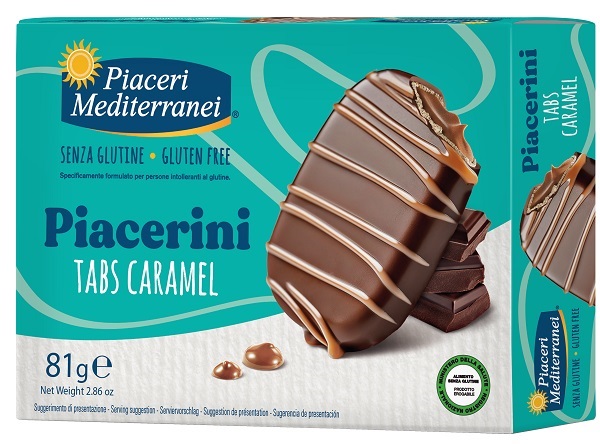 PIACERI MEDITERRANEI PIACERINI TABS CARAMEL 81 G - Farmacia Artemisia di Montecuollo Dott. Angelo snc