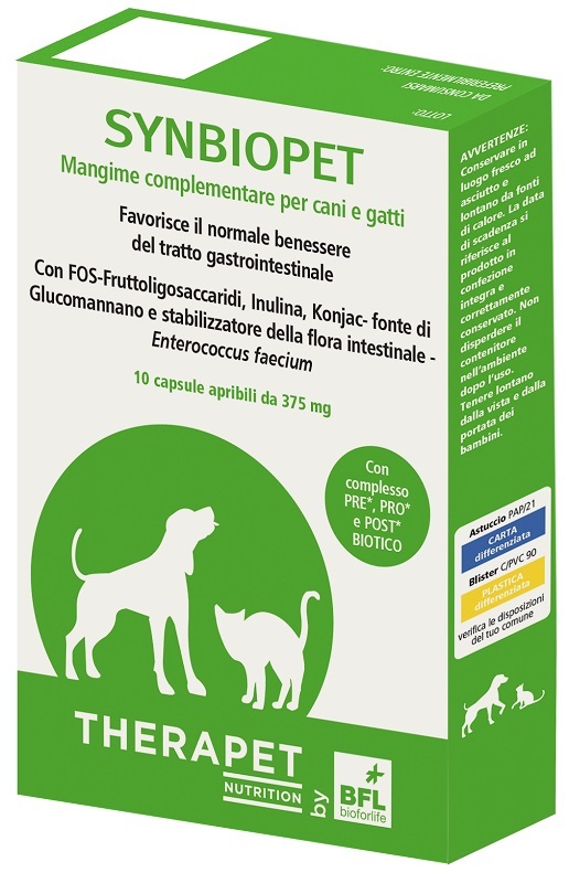 SYNBIOPET THERAPET 10 CAPSULE - Farmacia Artemisia di Montecuollo Dott. Angelo snc