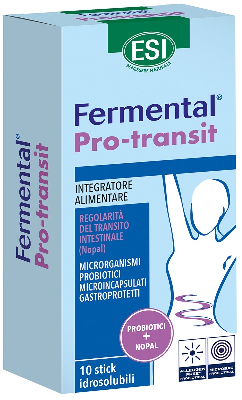 ESI FERMENTAL PRO TRANSIT 10 STICK IDROSOLUBILI - Farmacia Artemisia di Montecuollo Dott. Angelo snc
