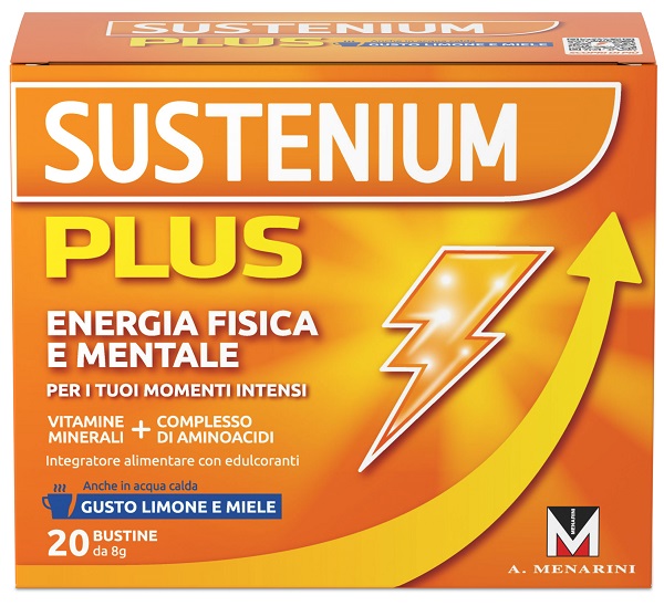 SUSTENIUM PLUS LIMONE E MIELE 20 BUSTINE DA 8 G - Farmacia Artemisia di Montecuollo Dott. Angelo snc