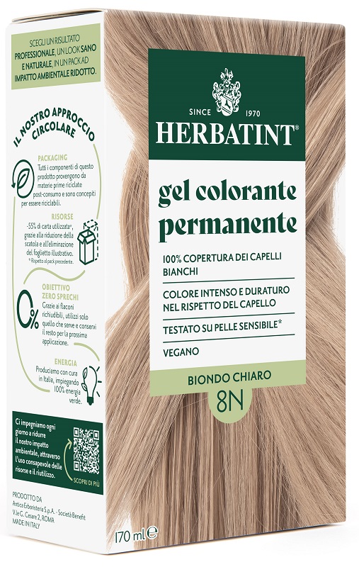 HERBATINT 8N BIONDO CHIARO 170 ML - Farmacia Artemisia di Montecuollo Dott. Angelo snc