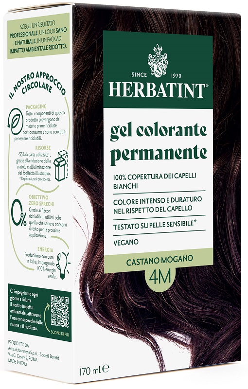 HERBATINT 4M CASTANO MOGANO 170 ML - Farmacia Artemisia di Montecuollo Dott. Angelo snc