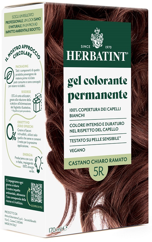 HERBATINT 5R CASTANO CHIARO RAMATO 170 ML - Farmacia Artemisia di Montecuollo Dott. Angelo snc