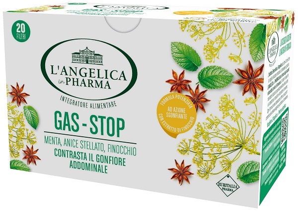 L'ANGELICA TISANA GAS STOP 20 FILTRI - Farmacia Artemisia di Montecuollo Dott. Angelo snc