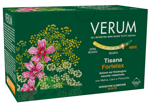 VERUM FORTELAX TISANA 20 FILTRI NEW - Farmacia Artemisia di Montecuollo Dott. Angelo snc