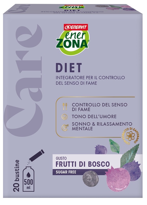 ENERZONA CARE DIET FRUTTI DI BOSCO 20 BUSTINE - Farmacia Artemisia di Montecuollo Dott. Angelo snc