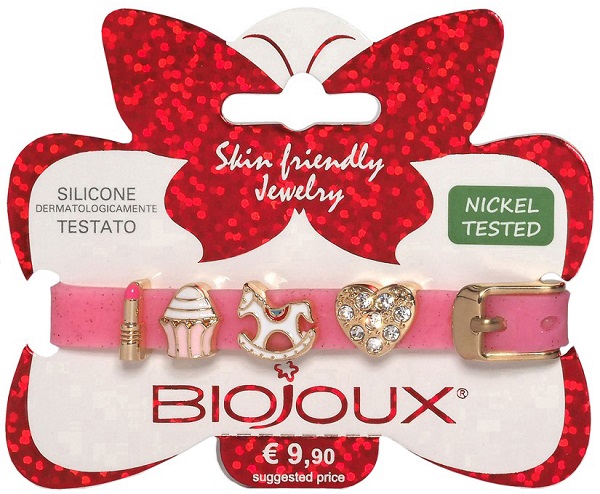BJB015 BRACCIALE SILICONE LIGHT ROSE GOLD PLATED - Farmacia Artemisia di Montecuollo Dott. Angelo snc