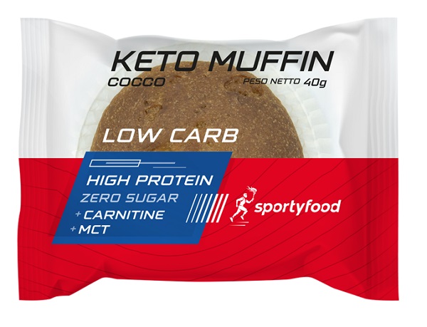 SPORTYFOOD KETO MUFFIN AL COCCO 40 G - Farmacia Artemisia di Montecuollo Dott. Angelo snc