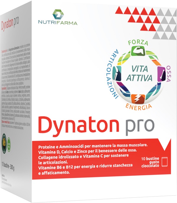 NUTRIFARMA DYNATON PRO 10 BUSTINE GUSTO CIOCCOLATO - Farmacia Artemisia di Montecuollo Dott. Angelo snc