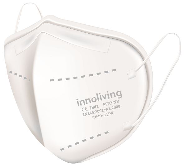 INNOLIVING MAS FFP2 NR WHITE 10 PEZZI - Farmacia Artemisia di Montecuollo Dott. Angelo snc
