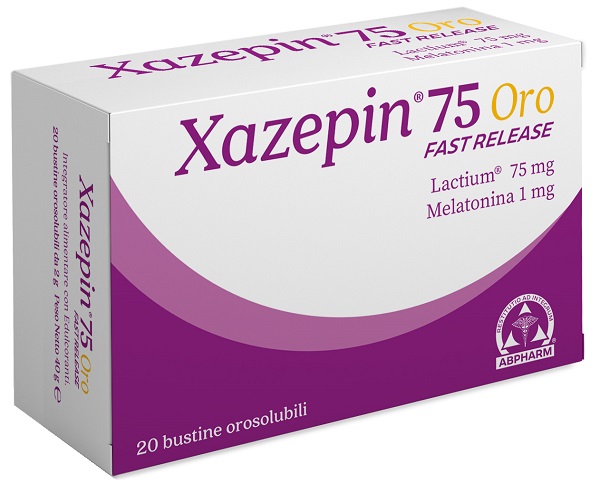 XAZEPIN 75 ORO FAST RELEASE 20 BUSTINE - Farmacia Artemisia di Montecuollo Dott. Angelo snc