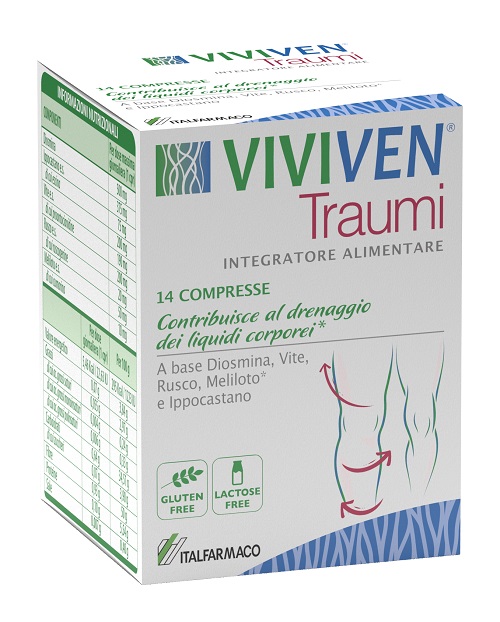 VIVIVEN TRAUMI 14 COMPRESSE - Farmacia Artemisia di Montecuollo Dott. Angelo snc