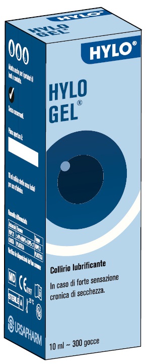 COLLIRIO LUBRIFICANTE HYLO GEL IALURONATO DI SODIO 2 MG/ML 10 ML - Farmacia Artemisia di Montecuollo Dott. Angelo snc