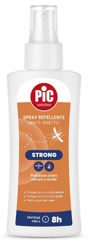 PIC SOLUTION SPRAY REPELLENTE MULTI-INSETTO STRONG 100 ML - Farmacia Artemisia di Montecuollo Dott. Angelo snc